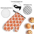 thumbnail image 3 of Honeii Maple Leaves A Pattern Oven Mitts and Pot Holders, Silicone Oven Gloves,500 F Heat Resistant Oven Mitts Sets, 4PCS, 3 of 6