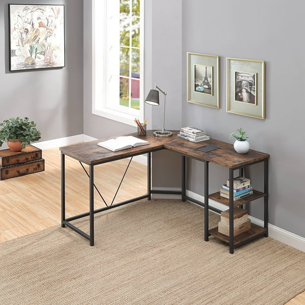 Abington Lane L Shaped Corner Desk- Versatile, Modern Office Desk for ...