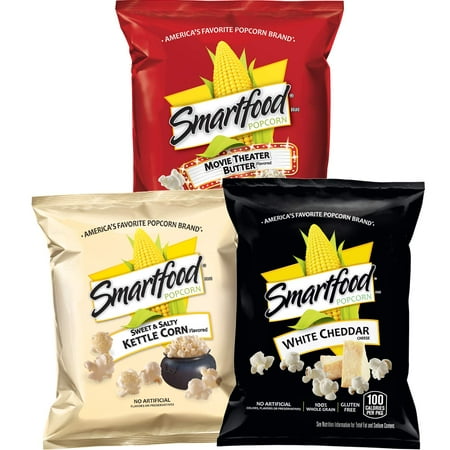 - Smartfood Popcorn Variety Pack, 40 Count
