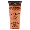 L.A. Colors Glossy Lips Sheer Lipgloss, Cookie Dough, 0.5 fl oz