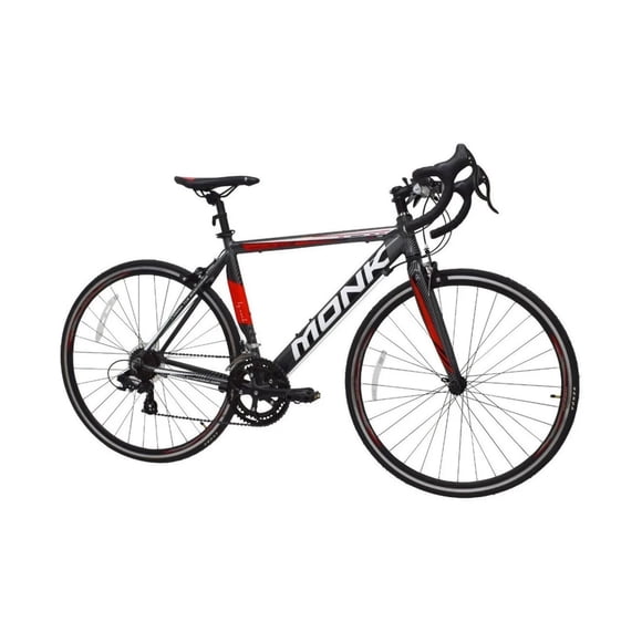 Bicicleta De Ruta Monk Gravel Rodada 700 Rojo