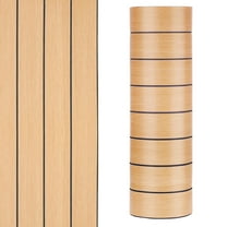 Hemoton Wood Grain Wall Panel Sticker Peel and Stick Decorative Waterproof Multi Color