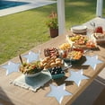 thumbnail image 4 of Danhjin Paper Plates Stamping Pentagram Multi Coloured Paper Tray Disposable Dinner Tray Party Party Kids Birthday Tray Kitchen Gadgets, 4 of 6