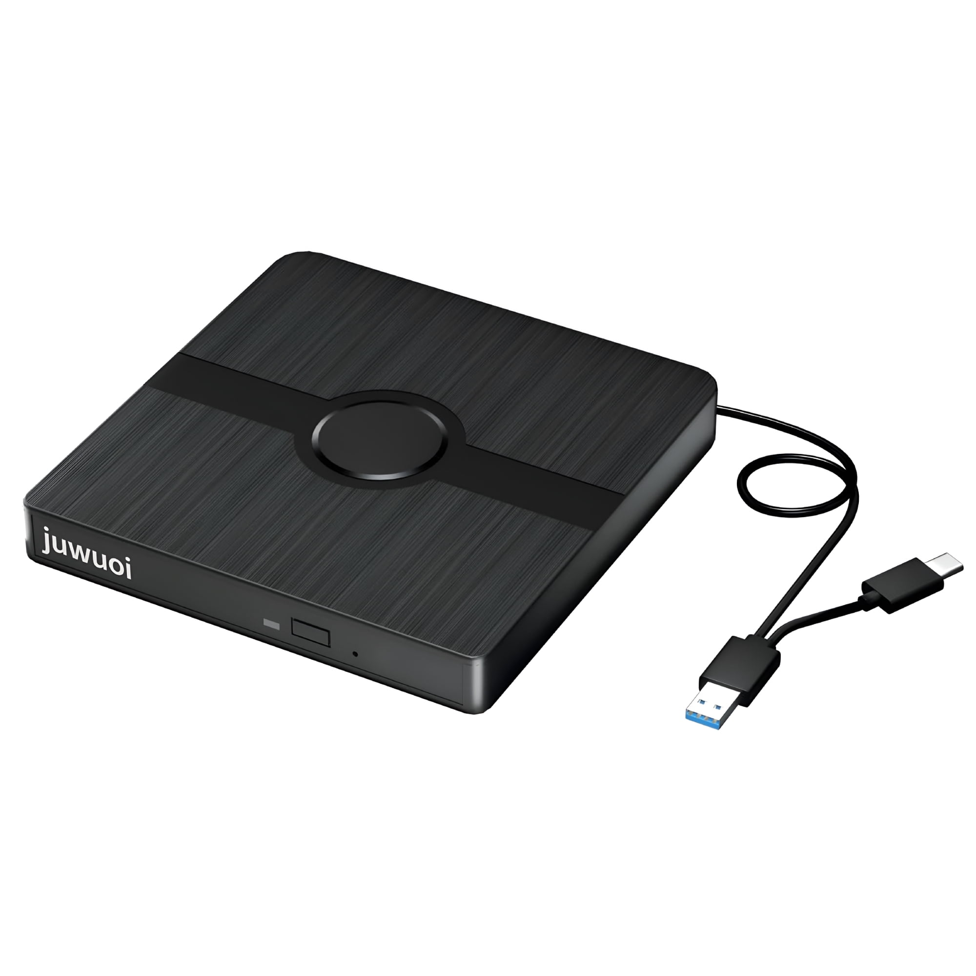 GJX External Blu Ray Drive,Bd Player with Read/Write Capability Portable Blu-Ray Player with Usb 3.0 And Type-C Cd/Dvd Burner 3D Blu-Ray Drive Compatible with Win10 And Mac Os