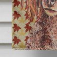 thumbnail image 4 of Carolines Treasures SC9675CHF Red Miniature Poodle Fall Leaves Flag Canvas House Size, 4 of 4