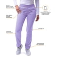 thumbnail image 4 of Adar Pro Scrub Set for Women - Tailored V-Neck Scrub Top & Tailored Yoga Scrub Pants- P9100 - Lavender - XL, 4 of 7