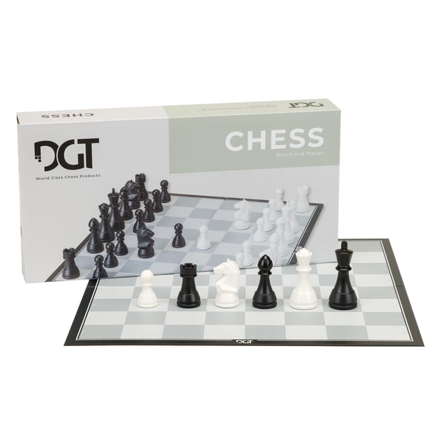 Juego de ajedrez DGT, caja de ajedrez con moderno Staunton pesado, 70 mm