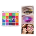 thumbnail image 2 of Face Painting Makeup Palette - Creamy Formula, Vegan, Easy to Clean - for Parties/Halloween/Cosplay, Blendable Colors, All Skin Types, 2 of 5