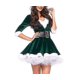 thumbnail image 2 of Vestido de mujer adulta, traje navideño de Papá Noel, disfraz de señora Navidad Claus, vestido elegante, minivestidos gruesos y cálidos de Navidad, 2 of 5