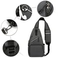 thumbnail image 5 of ibiyuan Small Sling Bag Crossbody Bags for Women Men Adjustable Guitar Strap Outdoor Sling Body Bag, Crossbody Chest Purse Multi-Pocket Travel Single Shoulder Daypack, 5 of 9