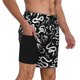 thumbnail image 2 of Fotbe Hand Drawn Snake Traje de Baño para Hombre – Shorts de Natación de Secado Rápido con Forro y Bolsillos-XX-Large, 2 of 6