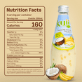 thumbnail image 4 of Kuii Drinks Coconut Milk with Nata de Coco, Banana, 290 mL Single Glass Bottle, 4 of 5