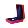 thumbnail image 1 of Caja para collar con colgante Caja para pulseras Cajas de regalo para joyas para parejas Estuche pequeño para exhibición de joyas para bodas Día de San Valentín (rojo y rosa), 1 of 5