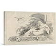 thumbnail image 1 of ARTCANVAS Sleeping Woman With a Cupid 1780 Canvas Art Print by Henry Fuseli - Size: 18" x 12" (0.75" Deep), 1 of 9