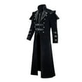 thumbnail image 5 of AOOCHASLIY Clothes Men's Coat Windbreaker Gothic Style Jacket Men's Retro Halloween Coat, 5 of 8