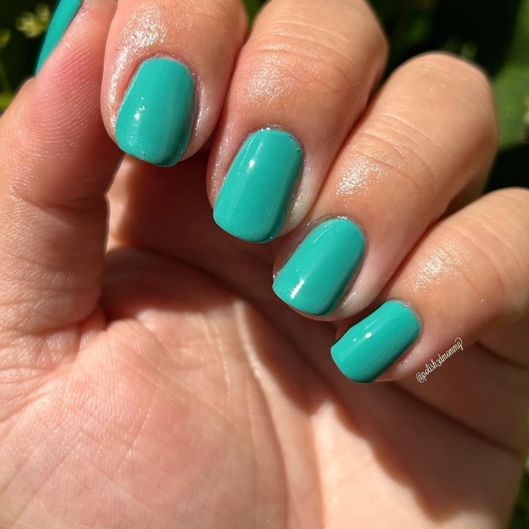 Nails Inc Nails.INC Quick Drying Nail Polish Mila Green Blue Teal