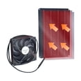 thumbnail image 3 of 15W Solar Panel Fan Efficient Ventilation for RVs, Greenhouses Lightweight Portable, 12V DC Power Versatile Design Easy , Suitable for Pets Home, 3 of 8