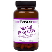 Twinlab Niacin B-3 1000 mg Capsules, 100 Ct