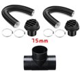 thumbnail image 4 of 75mm Car Auto Heater Pipe Duct Warm Air Outlet Vent Hose Clips For Propex Diesel Heater, 4 of 6