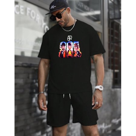AJR Members Chibi Band Graphic The Click Album Galaxy Style T-Shirt Unisex, for men & women, up to size 5XL
