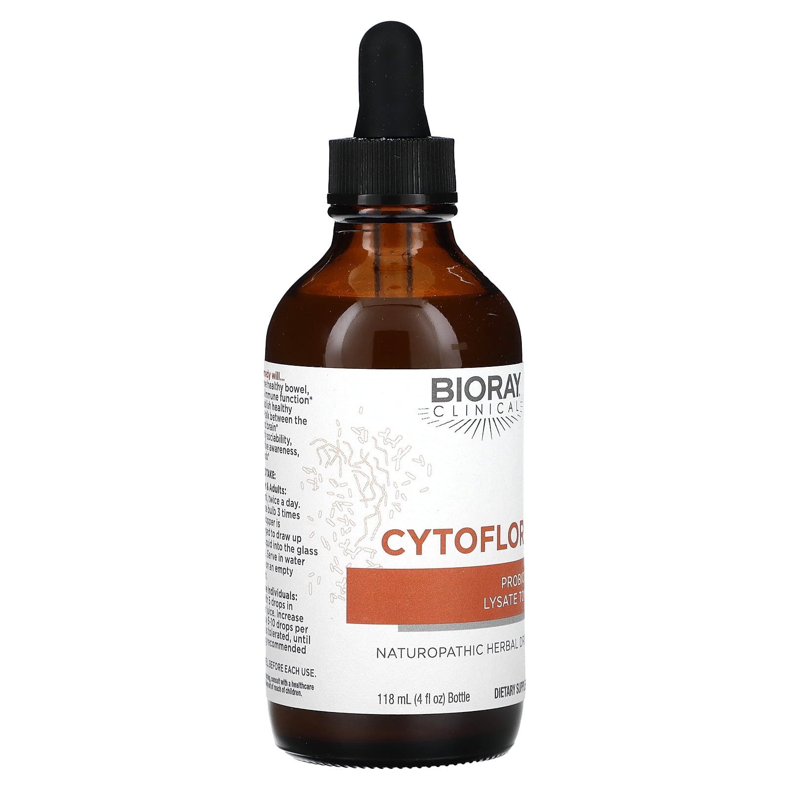 Bioray CytoFlora, Probiotic Lysate Tonic, 4 fl oz (118 ml)