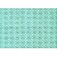 thumbnail image 1 of Ahgly Company Indoor Rectangle Abstract Light Blue Modern Area Rugs, 7' x 10', 1 of 4