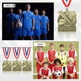 thumbnail image 6 of Uxcell Baseball Games Court Award Medals with Ribbons, Winner Medals Prizes for Competitions Sports Party Gold, 6 of 7