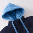 thumbnail image 4 of Styesk Jackets for Men Zipper Up Warm Jackets Outdoor Plus Size Work Coats Hooded Color Block Puffer Jacket Casual Comfy Wind Breaker Jackets with Pockets, 4 of 8