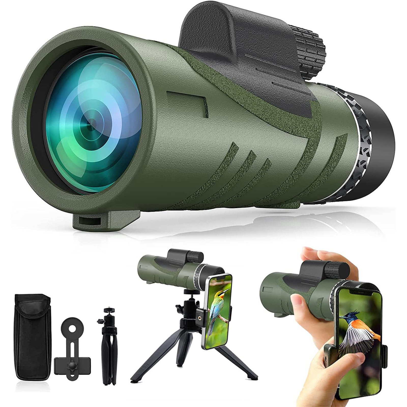 New 2023 80x100 HD Monoculars for Adults high Powered, BAK4 Prism and