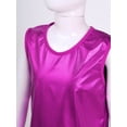 thumbnail image 3 of YIZYIF Big & Little Boys Girls Metallic Cropped Tank Top Dance Performance Gymnastic Tops Costume,Sizes 1-18, 3 of 6
