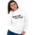 thumbnail image 3 of Mom Life is the Best Mothers Day Women Crewneck Sweatshirt Brisco Brands X, 3 of 6