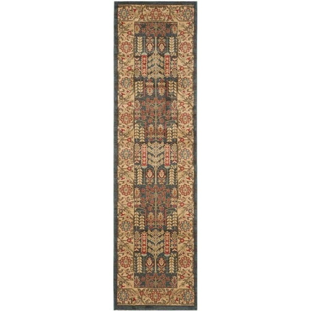 Safavieh Mahal Navy Traditional Rug - 2'2" x 8'