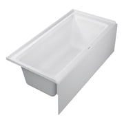 Duravit 700356000000090 60 x 30 in. Architec Soaker Alcove Bathtub with Left Drain, White