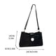 thumbnail image 3 of Bolso bandolera de un solo hombro de piel de gran capacidad con múltiples compartimentos para mujer, 3 of 3