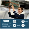 thumbnail image 4 of Travelhouse 3-Piece Hardside Spinner Carry on Luggage Set with TSA Lock and Travel Bag,Green, 4 of 7