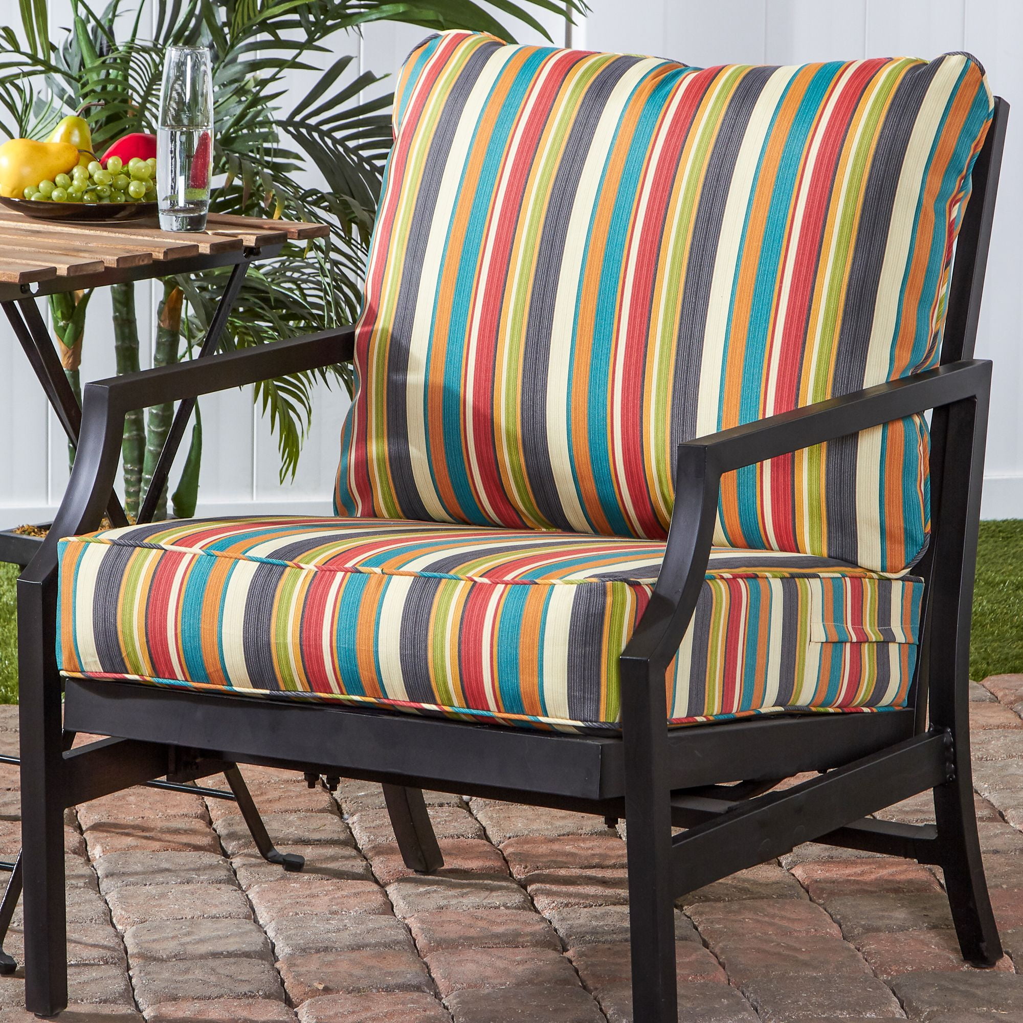 Greendale Home Fashions Sunset Outdoor Deep Seat Cushion Set