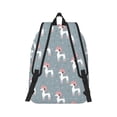 thumbnail image 6 of Rocae Cartoon Poodle Dog for Durable Canvas Backpack Leisure Large Bag Travel Rucksack Multi-function Backpack Medium, 6 of 8