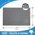 thumbnail image 3 of Alfombrilla de arena para gatos UPSKY Scatter Control, impermeable, 90 x 60 cm, 3 of 7