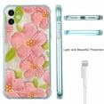 thumbnail image 5 of Boho Flower Painting Case for iPhone 11,Aesthetic Colourful Floral Pattern Soft TPU Bumper Case Cover, 5 of 5