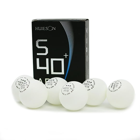 Three-star 6pcs ABS Seamless Plastic Table Tennis Balls 40+ 2.8g New Poly Ping Pong Ball for Professional Table Tennis Club Training and Competition