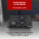 thumbnail image 4 of Parrilla Hibrida Gas/eléctrica Maxims Gc6014gb 4 Quemadores Cristal, 4 of 6