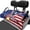 American Eagle Flag Pattern, variant on XYZCANDO Tropical Sunset Palm Golf Cart Seat Cover | 4 Storage Pockets | Non-Slip Washable Universal Fit for 2-Seat Golf Carts