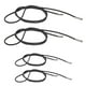 thumbnail image 2 of 4x Cuerdas elásticas de repuesto para sillas de jardín, cordones para reparación de sillones reclinables Negro, 2 of 9