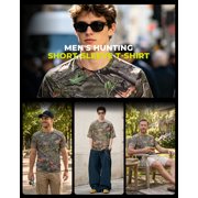 ARRIS Short Sleeve T-shirt for Men Comfortable and Breathable Sun Shirts Fashionable and Cool Mens Shirts-L