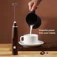 thumbnail image 2 of Egg Beater Milk Frother Electric Mixer Exquisite Kitchenware Battery-operation Electric Convenience Coffee Blender Multipurpose Rechargeable USB Charging Detachable White, 2 of 9