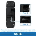 thumbnail image 4 of Interruptor de ventana eléctrica del lado del conductor delantero izquierdo Unique Bargains para Ram 1500 2500 3500 No. 68298866AA, 4 of 7