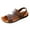Brown, variant on Mens Open Toe Sandals 2 IN 1 Mules Clogs Slides Slippers Lightweight Summer Beach Shoes