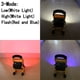 thumbnail image 5 of 1 pieza 24LED Luz de inundación de aluminio recargable luz de césped iluminación maleta luz roja y azul luz de trabajo JM, 5 of 5