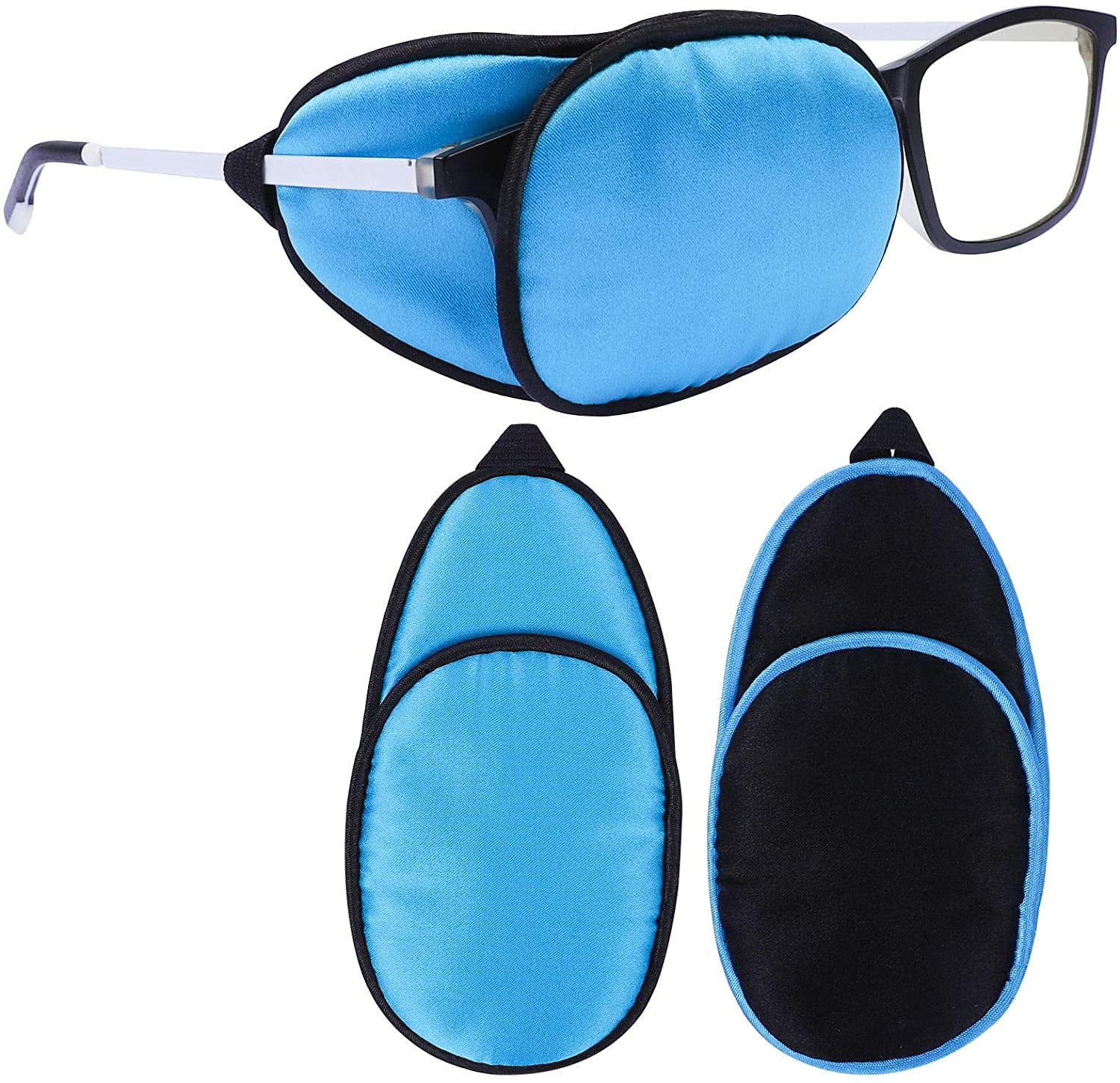 eZAKKA Eye Patches for Adults, Eye Patch for Glasses, Reusable Eye