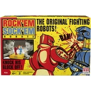 Rock Em Sock Em Robots Kids Game, Fighting Robots with Red Rocker & Blue Bomber